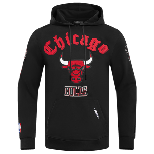Pro Standard BULLS OLD ENGLISH FLC PO HOODIE - Men's - Black