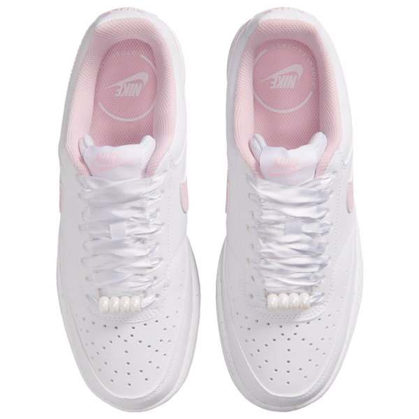 Nike Court Vision Low - Women's - White/Pink Foam - Image 4