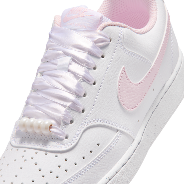 Nike Court Vision Low - Women's - White/Pink Foam - Image 7