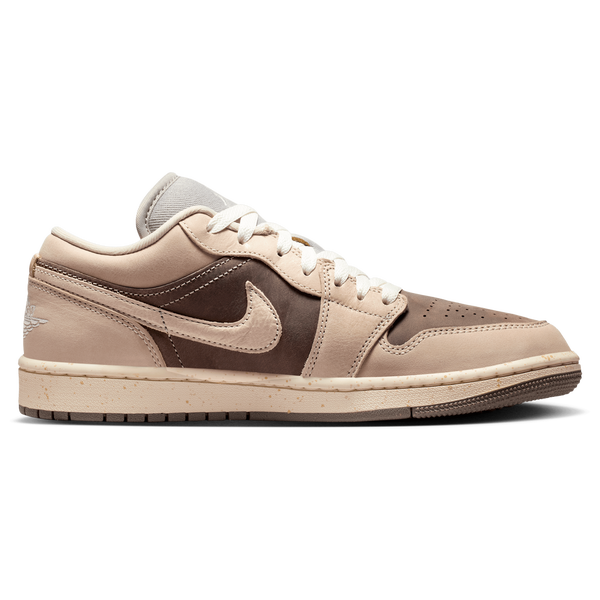 Jordan AJ 1 Low SE - Women's - Enigma Stone/Oatmeal/Pale Ivory