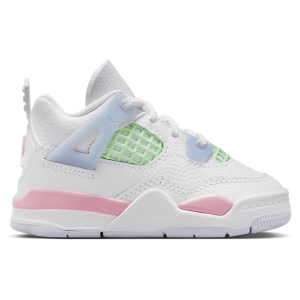 Jordan Air Jordan 4 Retro FEM - Girls' Toddler - Half Blue/White/Medium Soft Pink