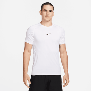 Nike Dri-FIT Slim Top Short Sleeve - Men's - Black/White