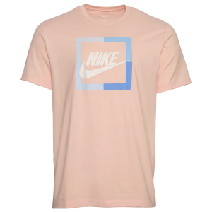 Nike Futura Block T-Shirt - Men's - Pink/White