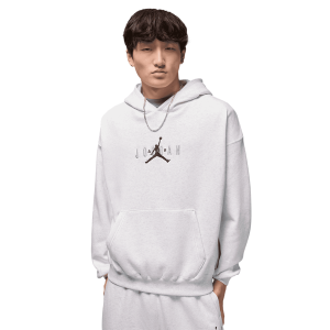 Jordan Brooklyn Oversize Stretch Pullover Hoodie - Men's - Heather/Black