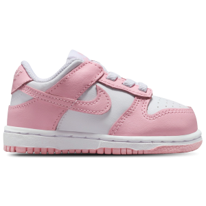 Nike Dunk Low - Girls' Toddler - Soft Pink/White