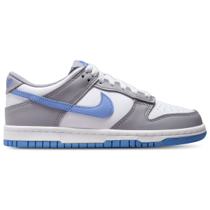 Nike Dunk Low - Girls' Grade School - White/Royal/Grey