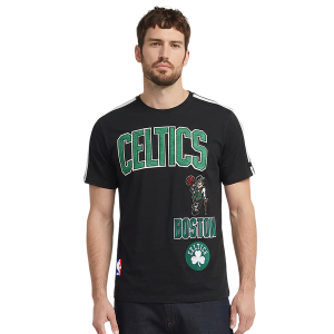 Pro Standard Boston Celtics Retro Classic Sj Striped Tee - Men's - Black