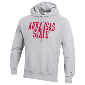 Champion NCAA Reverse Weave Wordmark Hoodie - Men's - Silver Gray