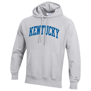 Champion NCAA Reverse Weave Wordmark Hoodie - Men's - Silver Gray