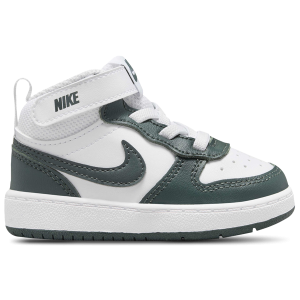 Nike Court Borough Mid 2 - Boys' Toddler - White/Vintage Green