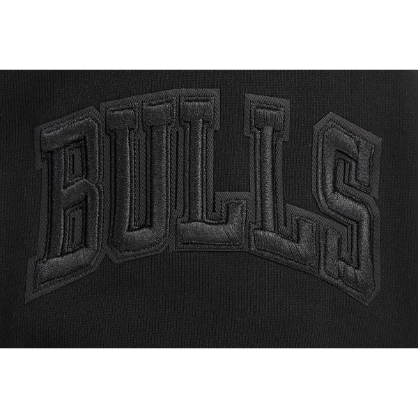 Pro Standard Bulls Neutral Drop Shoulder Pullover Hoodie - Men's - Black/Multi - Image 7