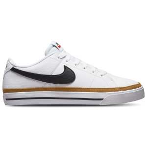 Nike Court Legacy Low - Women's - White/Black/Desert Orchre