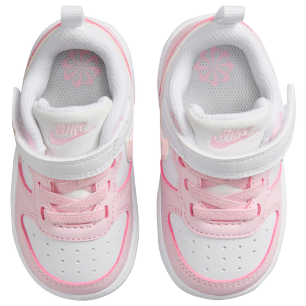 Nike Court Borough Low Recraft - Girls' Toddler - White/Pink Foam - Image 5