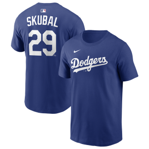 Nike MLB Los Angeles Dodgers Name and Number SS T - Men's - Rush Blue