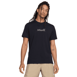 Nike Atlanta Short Sleeve Crew T-Shirt - Men's - Black/White