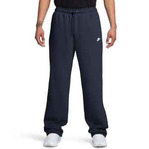 Nike Club Fleece Bungee Pants - Men's - Obsidian/White
