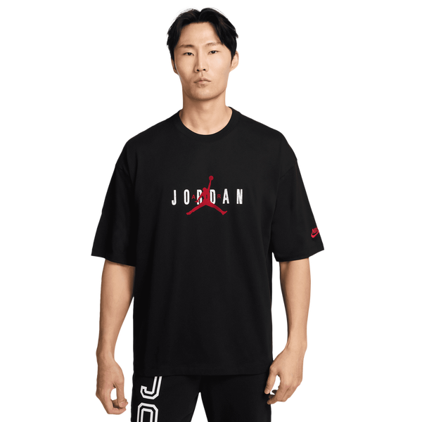 Jordan Brooklyn Air Oversized Crew - Men's - Gym Red/Black