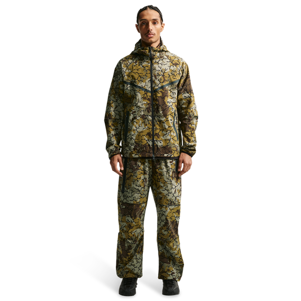 Nike Dri-FIT Tech Woven AOP Pants - Men's - Olive Flak/Black - Image 3