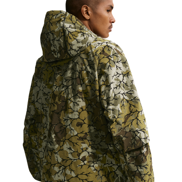 Nike Dri-FIT Tech Woven AOP Full-Zip - Men's - Olive Flak/Black - Image 2