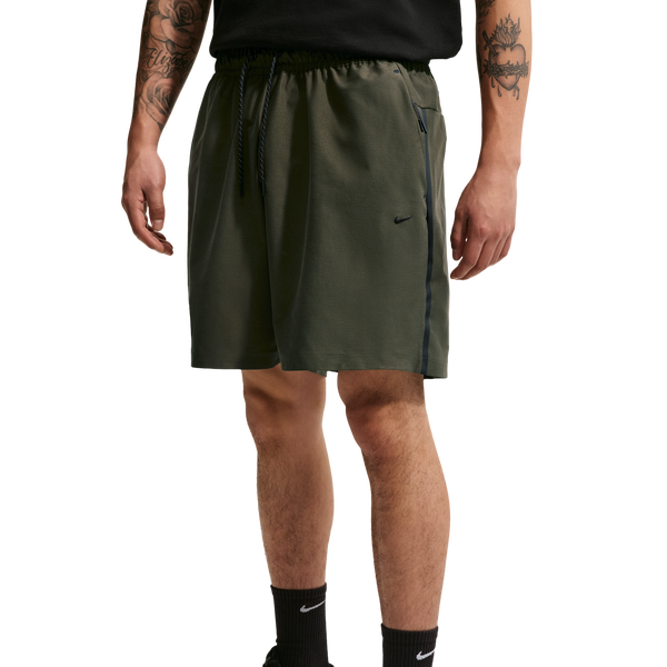 Nike Tech Shori Knit Shorts - Men's - Cargo Khaki/Black