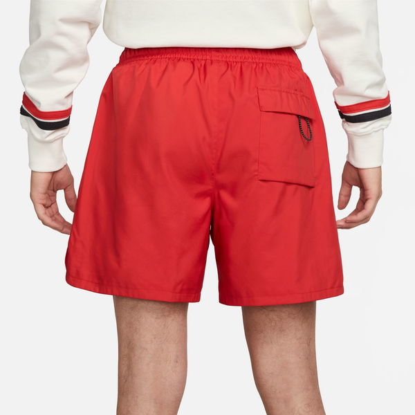 Nike Woven Monogram Flow Shorts - Men's - White/Red - Image 3