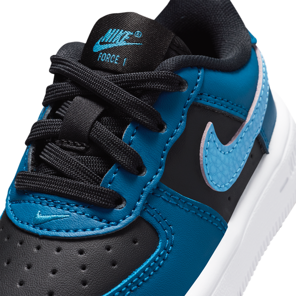 Nike Air Force 1 Low Lace - Boys' Toddler - Dutch Blue/Court Blue/Black - Image 7