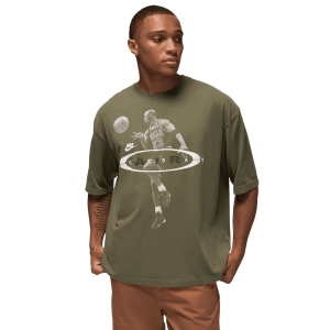 Jordan Brooklyn 2Air Reissue Short Sleeve Crew - Men's - Green/Brown