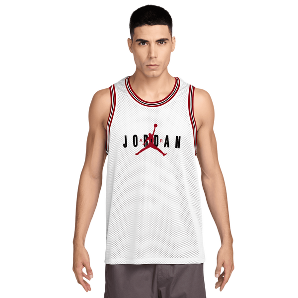 Jordan Brooklyn Mesh Jersey - Men's - White/Red