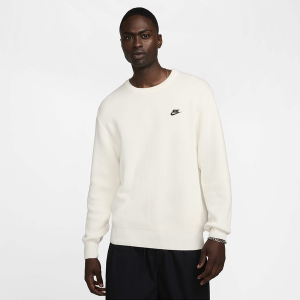 Nike Club Crew Sweater - Men's - Sail/Black