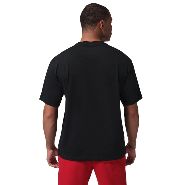 Jordan Sneaker Patch Short Sleeve Crew - Men's - Black - Image 2