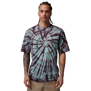 Jordan Brooklyn Festival TD Seasonal SS Crew - Men's - Green Glow/Pale Ivory