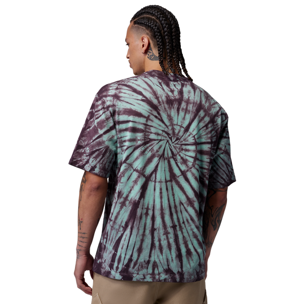 Jordan Brooklyn Festival TD Seasonal SS Crew - Men's - Green Glow/Pale Ivory - Image 2