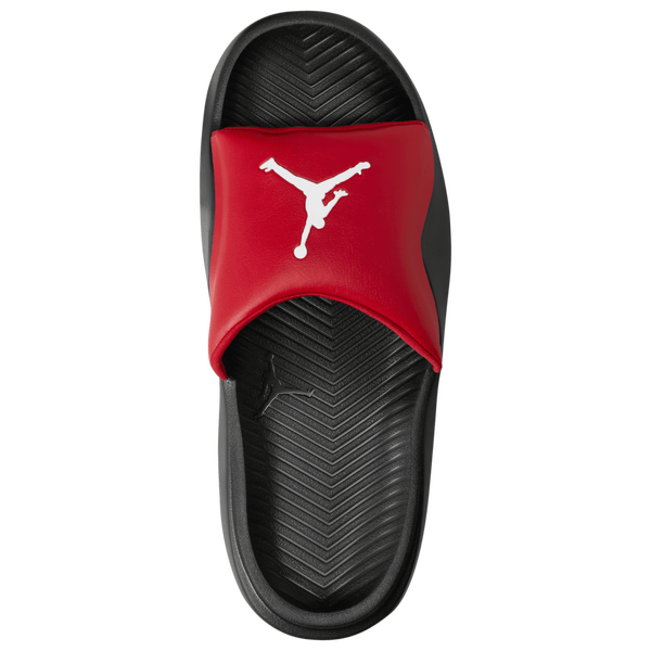 Jordan Franchise Slides - Men's - Black/Red/White - Image 4