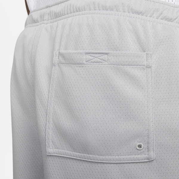 Nike Club Flow Mesh Shorts - Men's - White/Light Smoke Grey - Image 5