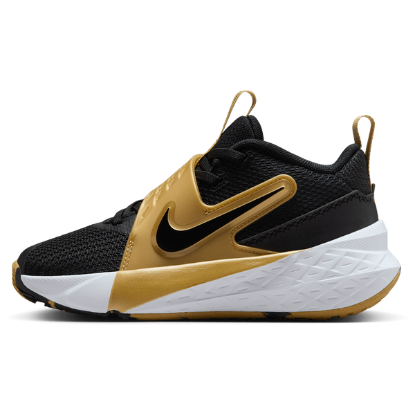 Nike Hustle D 12 - Boys' Preschool - Black/White/Gold - Image 2