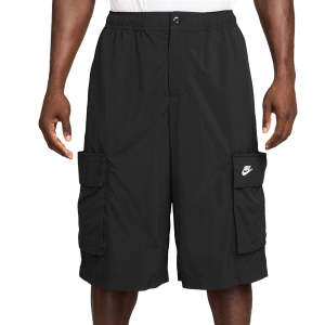 Nike Club Oversized Cargo Shorts - Men's - Black/White