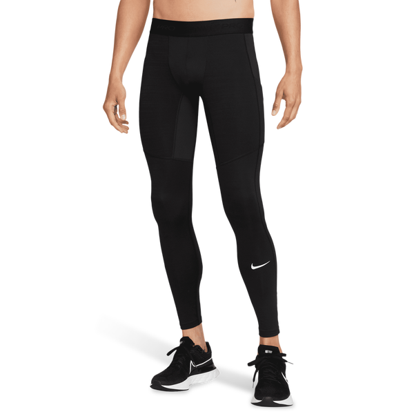 Nike Pro Warm Tight - Men's - White/Black
