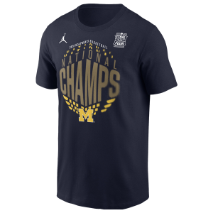Nike College Champs Short Sleeve T-Shirt - Men's - Navy