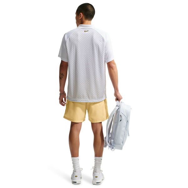 Nike Club Flow Shorts - Men's - White/Soft Yellow - Image 4