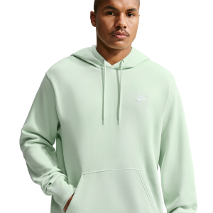 Nike Club Pullover Hoodie - Men's - Jade Aura/Jade Aura/White