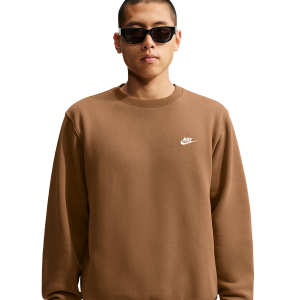 Nike Club Crew - Men's - White/Ale Brown