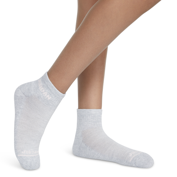 Jordan Ankle Sock - Girls' Grade School - White/Pink - Image 7