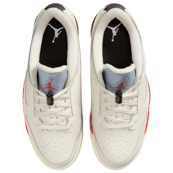 Jordan Sixty Plus Low - Men's - Sail/Black/Fire Red - Image 4