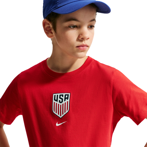 Nike US Kids Short Sleeve T-Shirt - Red/Blue - Image 3