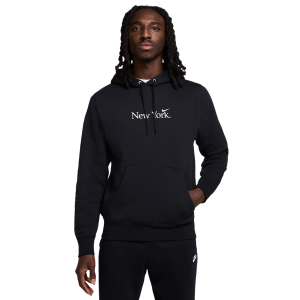 Nike NYC Club Pullover BB Hoodie - Men's - Black/White