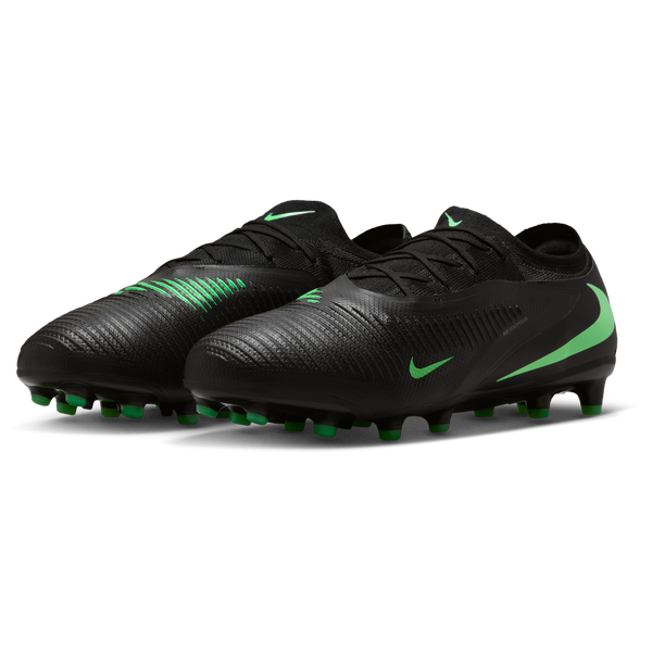 Nike Phantom 6 Low Pro Ag-Pro - Men's - Black/Illusion Green/Black - Image 6