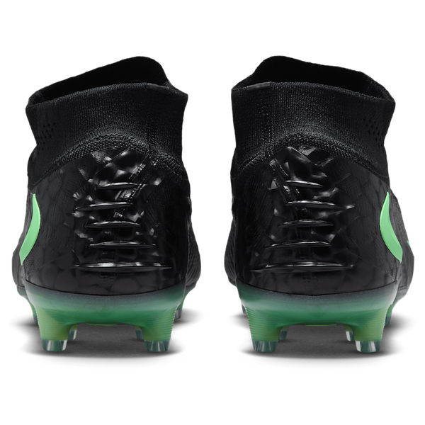 Nike Phantom 6 High Elite Ag-Pro - Men's - Black/Black/Illusion Green - Image 3
