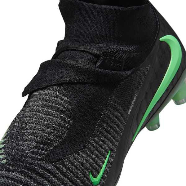 Nike Phantom 6 High Elite Ag-Pro - Men's - Black/Black/Illusion Green - Image 7