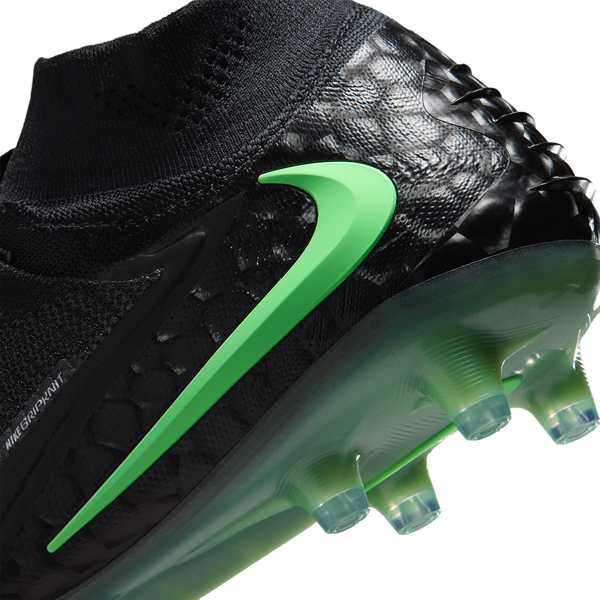 Nike Phantom 6 High Elite Ag-Pro - Men's - Black/Black/Illusion Green - Image 8