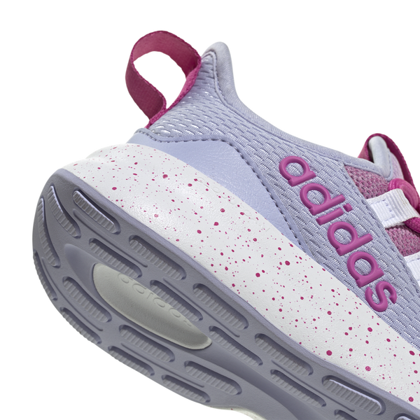 adidas Lite Racer Adapt 8.0 Elastic Lace - Girls' Grade School - Lucid Fuchsia/Preloved Fuchsia/Violet Tone - Image 6